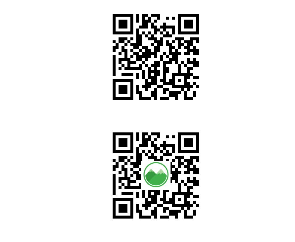 Combined QR Code with Logo